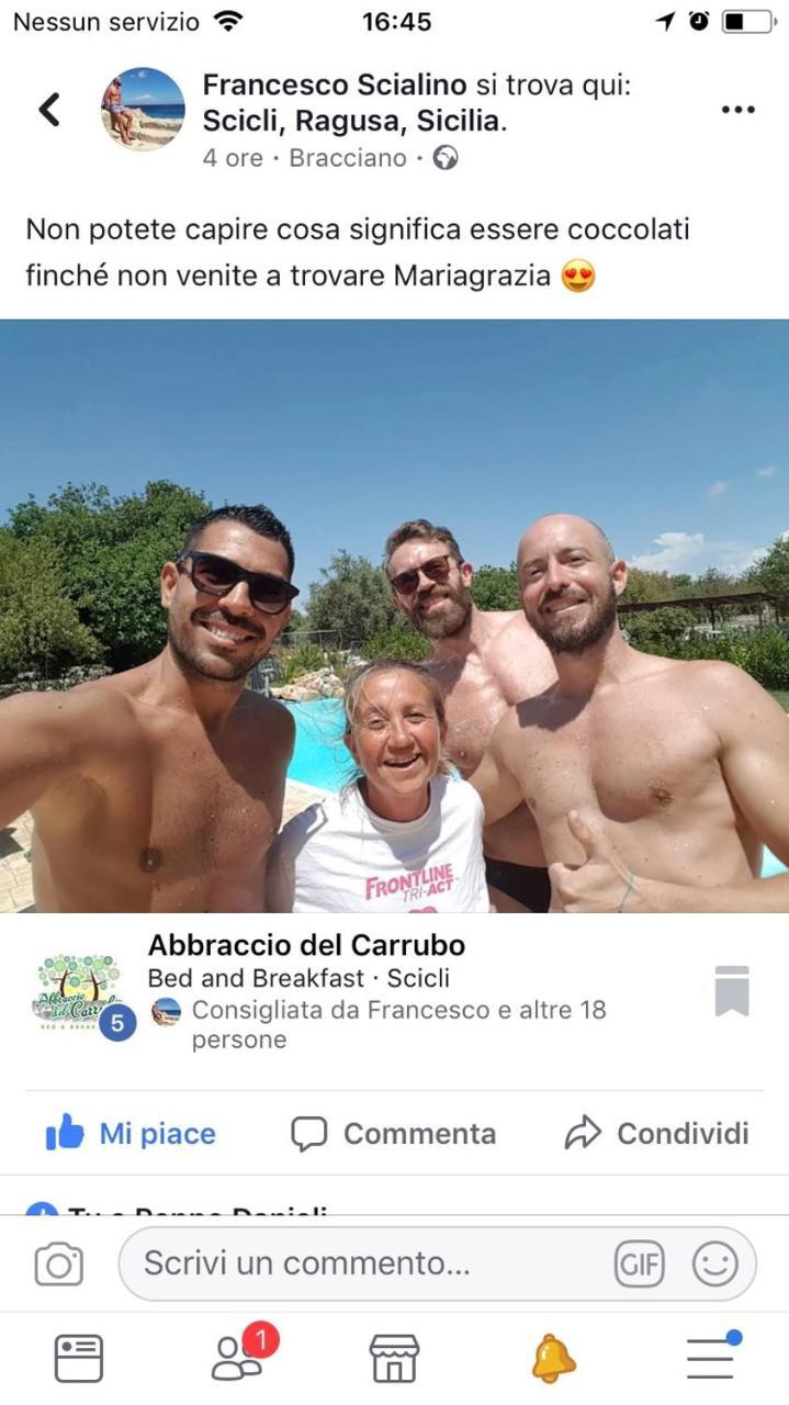 Abbraccio Del Carrubo Bed & Breakfast Scicli Bagian luar foto